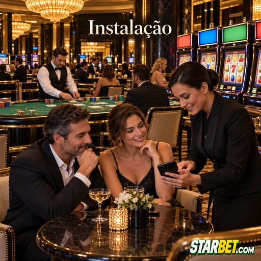 Etapas da instalação do aplicativo starbet no Android